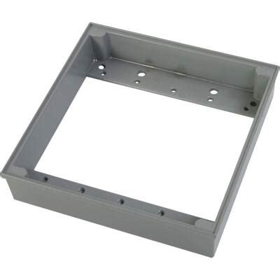 2 gang weatherproof electrical pvc outlet box extension ring gray|Sigma Engineered Solutions, Gray 14323 2.